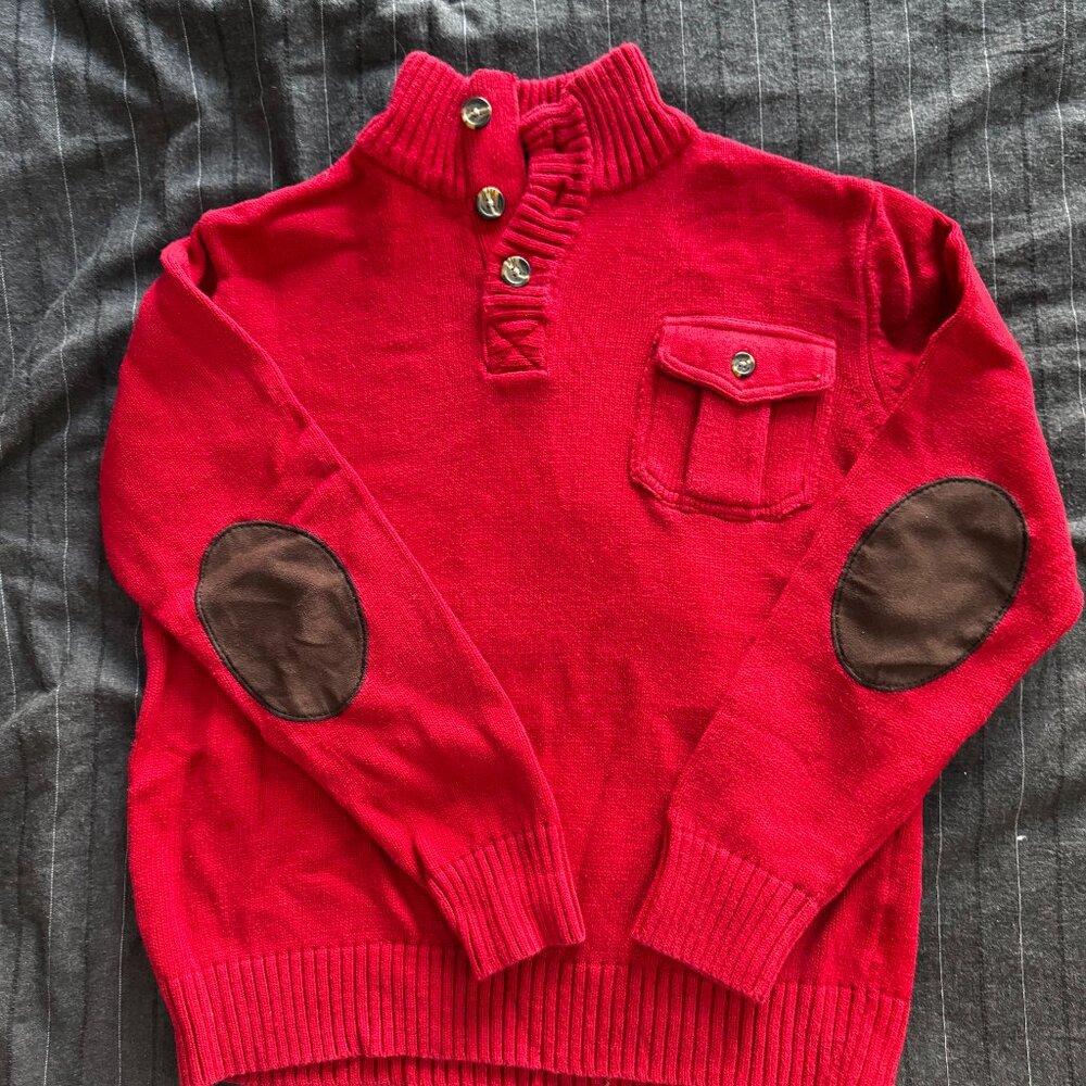 Tommy Hilfiger Sweater With Elbow Patches Size Medium